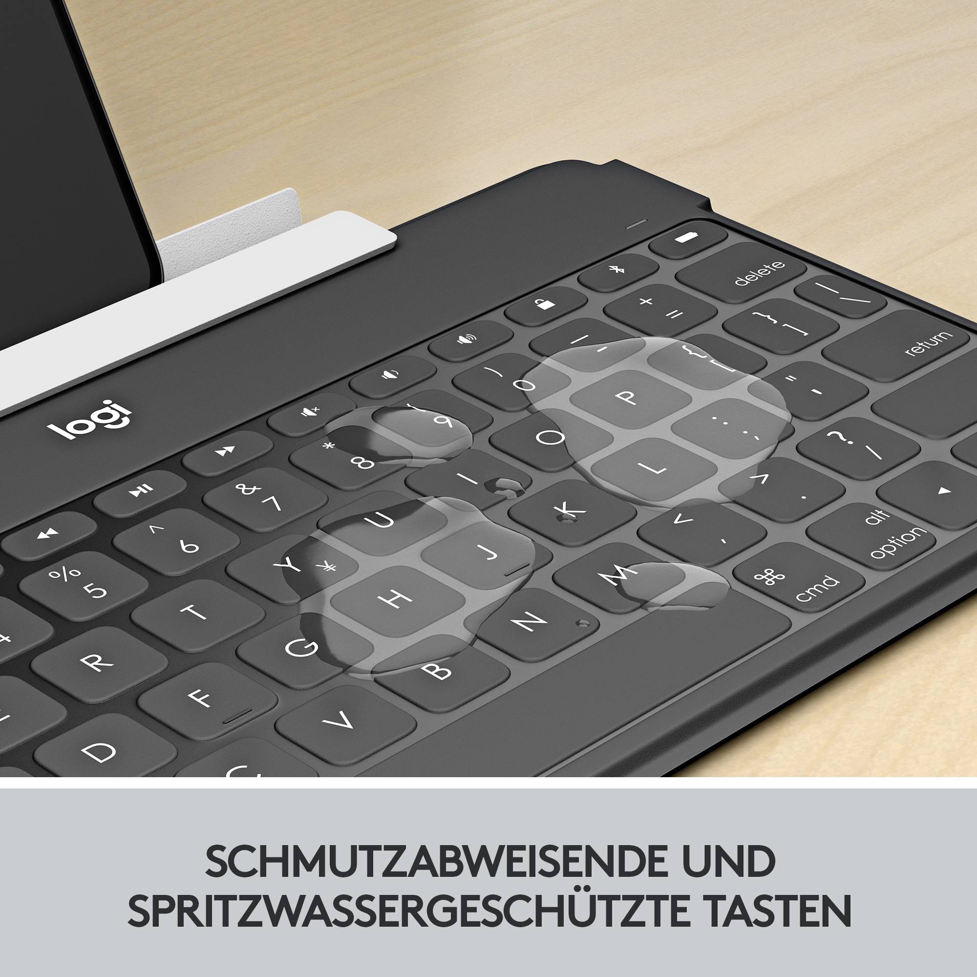 Logitech Keys-To-Go Tablet-Tastatur Passend für Marke (Tablet): Apple iPad, iPhone, Apple TV Apple iOS®-7