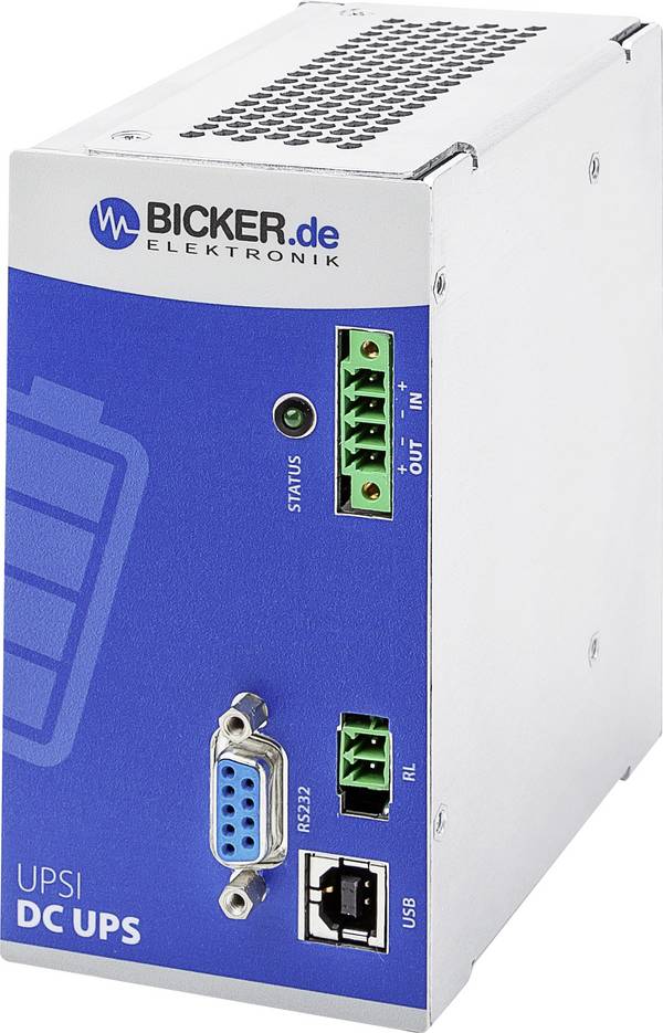 Bicker Elektronik UPSI-2406DP1 UPSI-2406DP1 Industrielle USV-Anlage (DIN Rail)