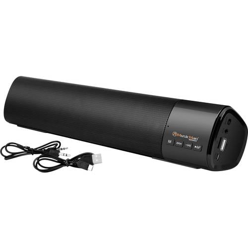 Music Man BT-X54 Soundbar, Mobiler Lautsprecher Schwarz Bluetooth®, USB
