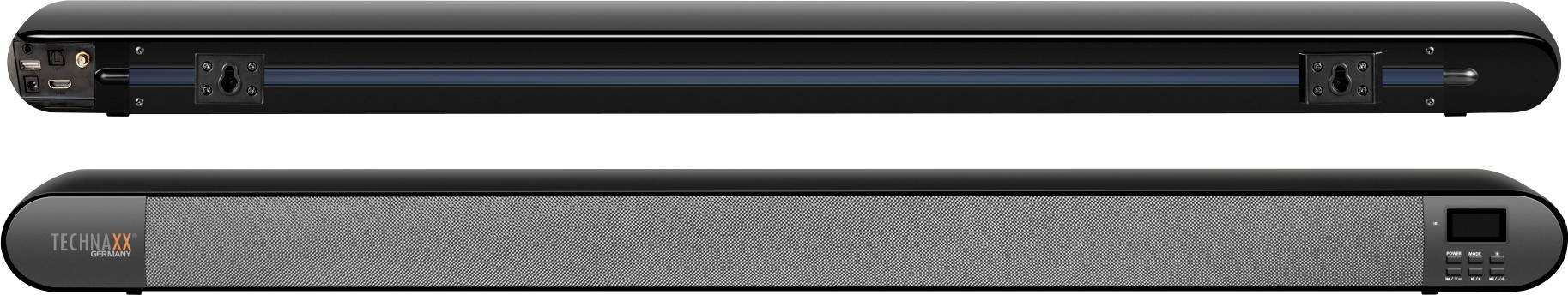 TECHNAXX TX-139 Soundbar 3-farbig Bluetooth, USB, Lautsprecherbeleuchtung
