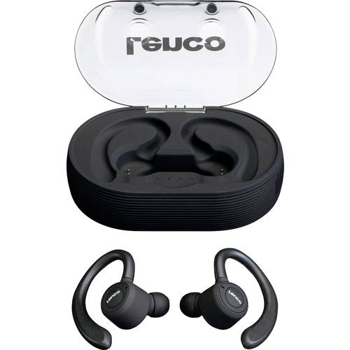 Thumbnail - Lenco EPB-460BK In Ear Headset Bluetooth® Schwarz Headset, Ohrbügel, Schweißresistent Sport