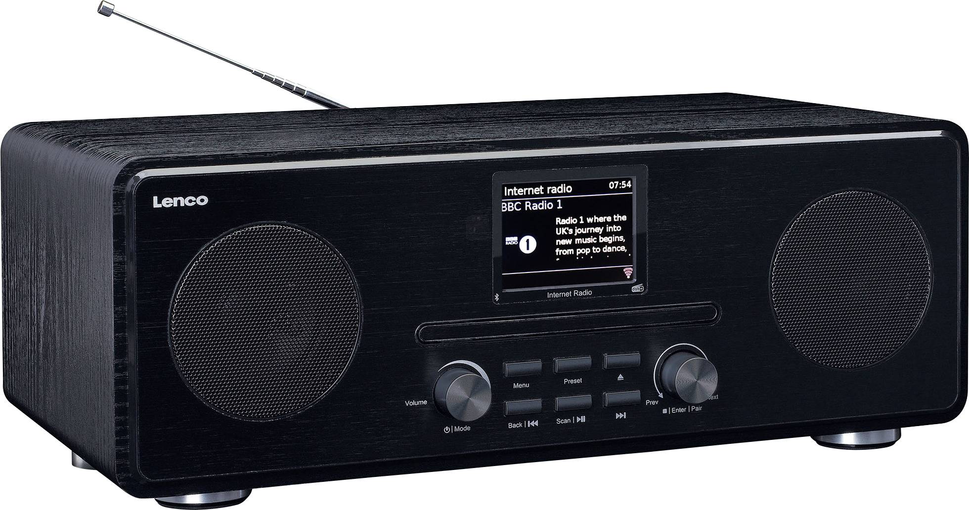 Lenco DIR-260 - Audiosystem - Schwarz-1