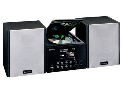 Stereoanlage mit Radio (UKW, Internetradio, DAB+), CD-Player, Bluetooth und USB-Schnittstelle