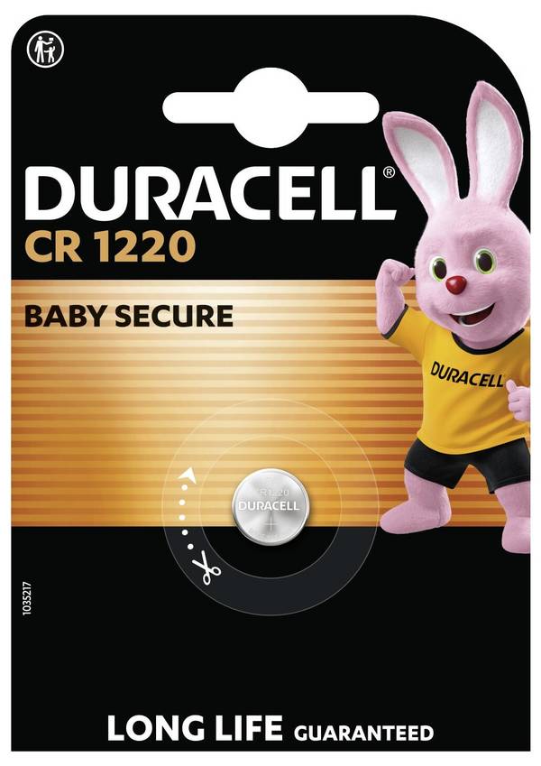 Duracell Knopfzelle CR1220 3 V 1 St. 35 mAh Lithium DL1220
