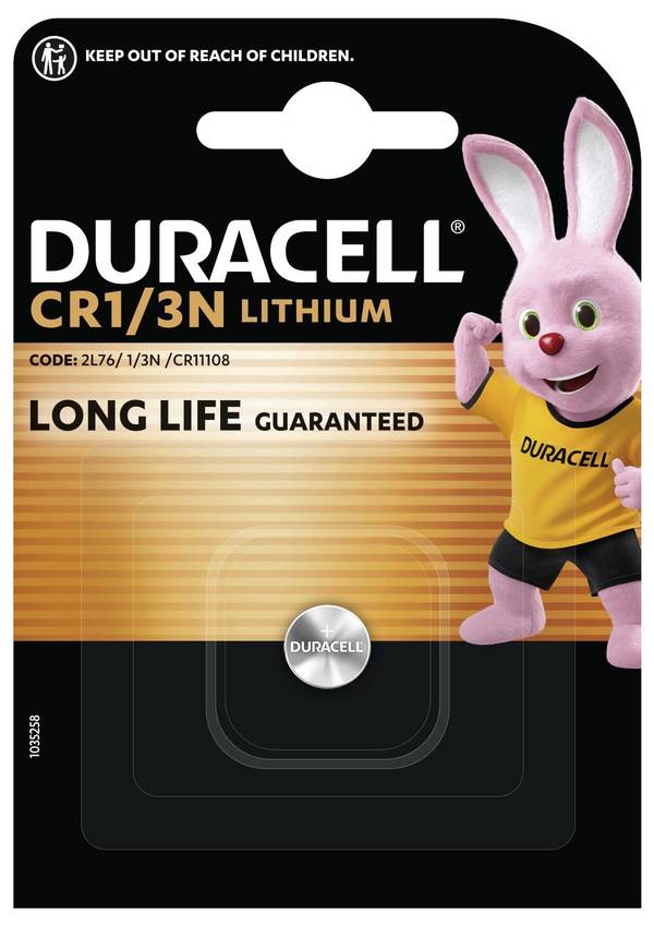 Duracell Fotobatterie CR1/3N 3 V 1 St. 160 mAh Lithium CR1110