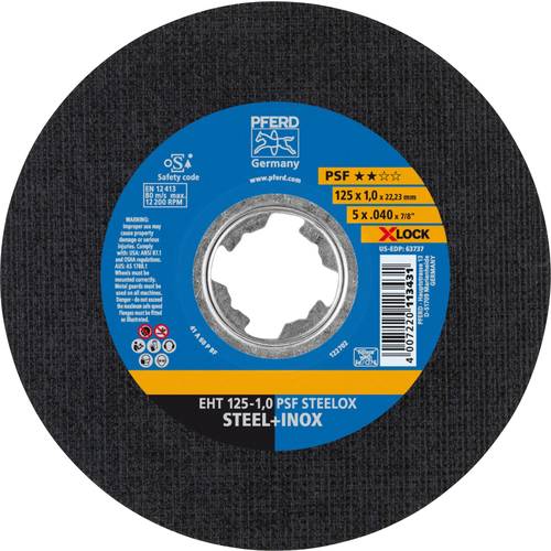 PFERD TOOLS PSF STEELOX 69198289 Trennscheibe gerade 125 mm 10 St. Edelstahl, Stahl