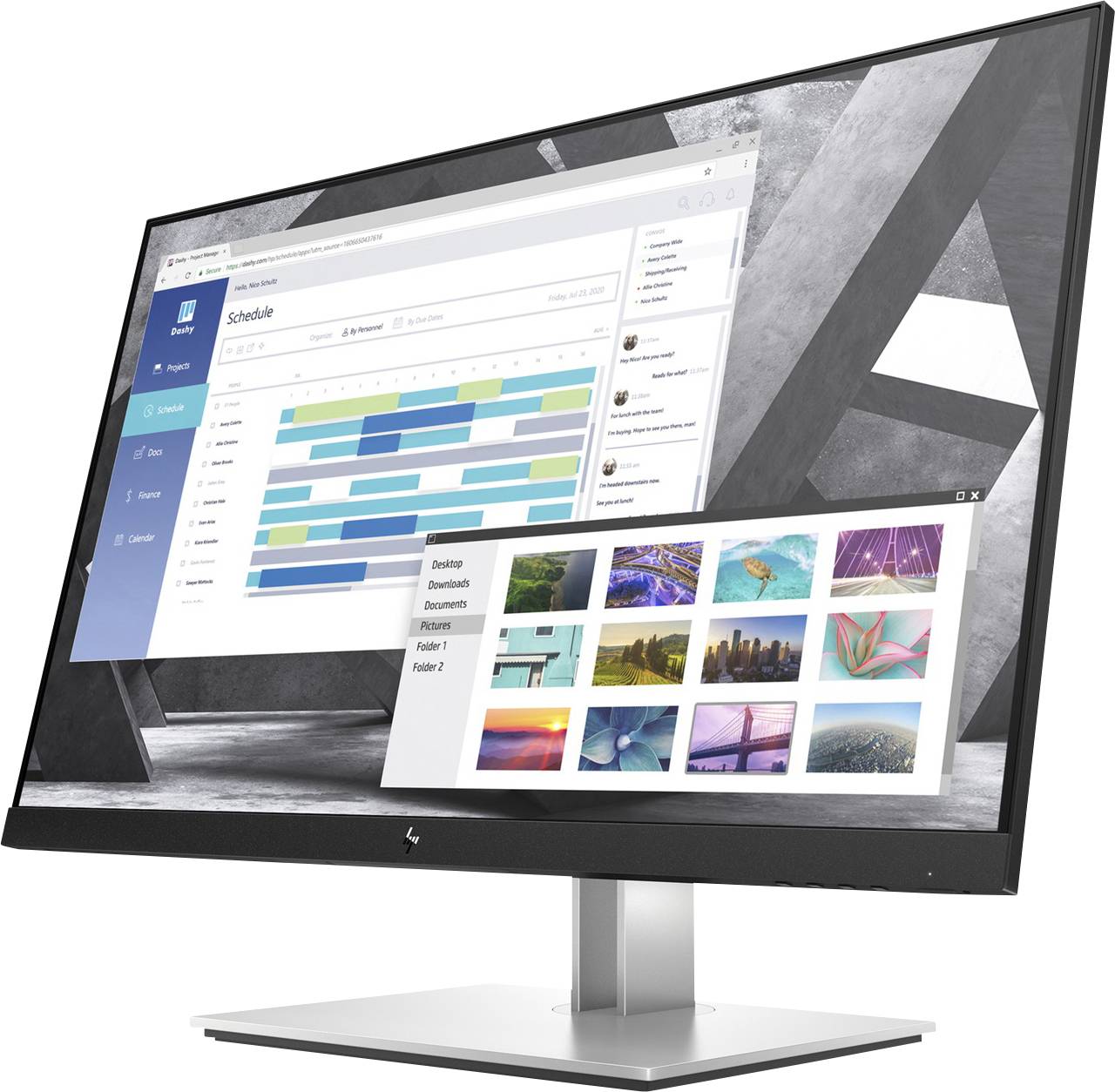 HP E27q G4 LED-Monitor EEK E (A - G) 68.6 cm (27 Zoll) 2560 x 1440 Pixel 16:9 5 ms VGA, HDMI®, DisplayPort, USB-A (USB 3-3