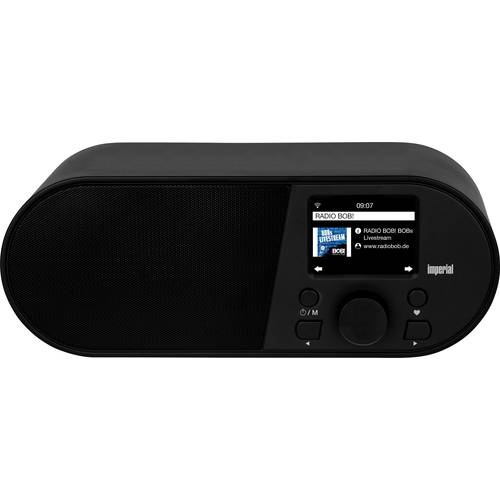 Imperial i105 Internet Tischradio Internet AUX, USB, WLAN, Internetradio Weckfunktion Schwarz