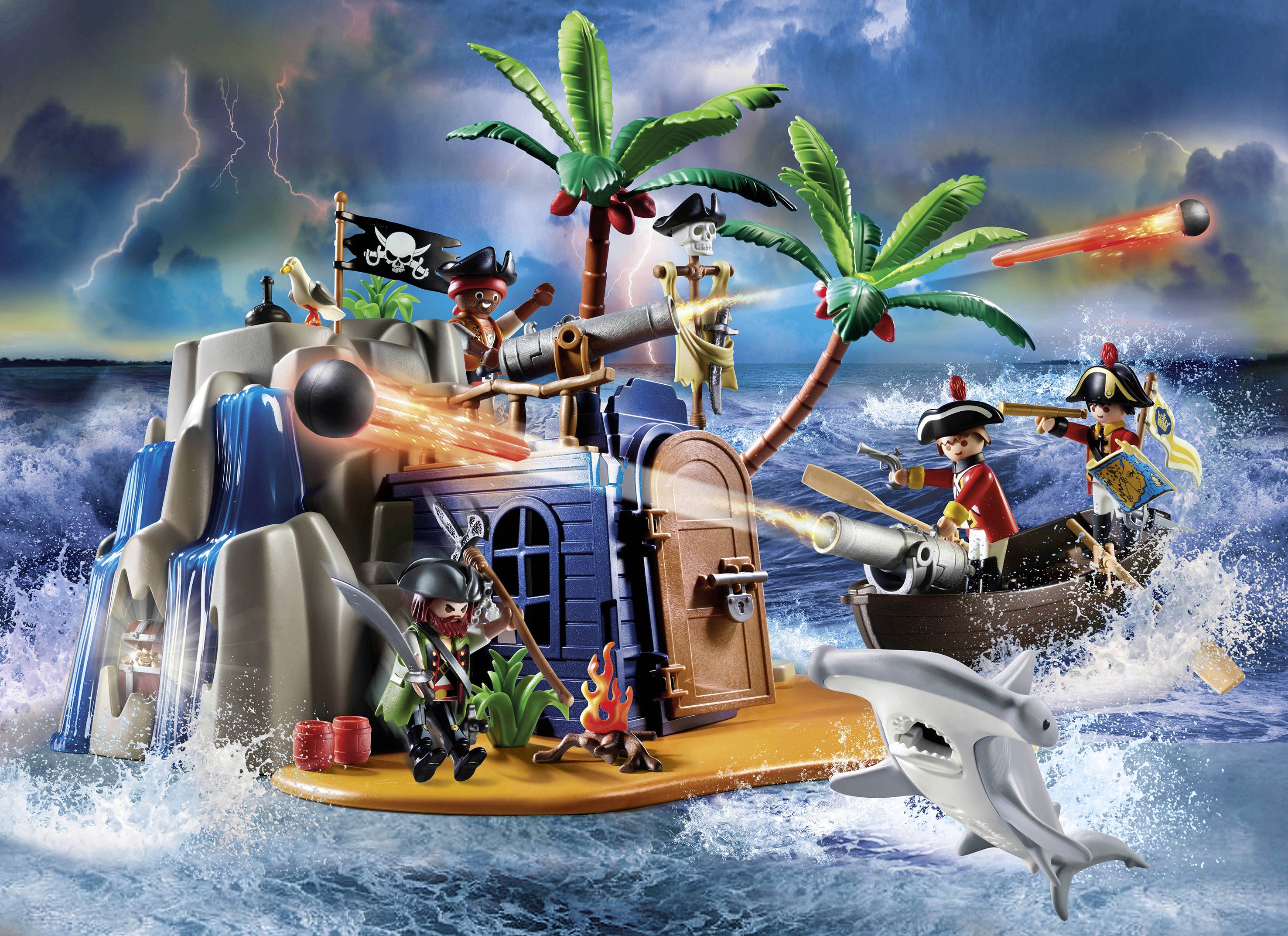 Playmobil® Pirates Pirateninsel mit Schatzversteck 70556-2