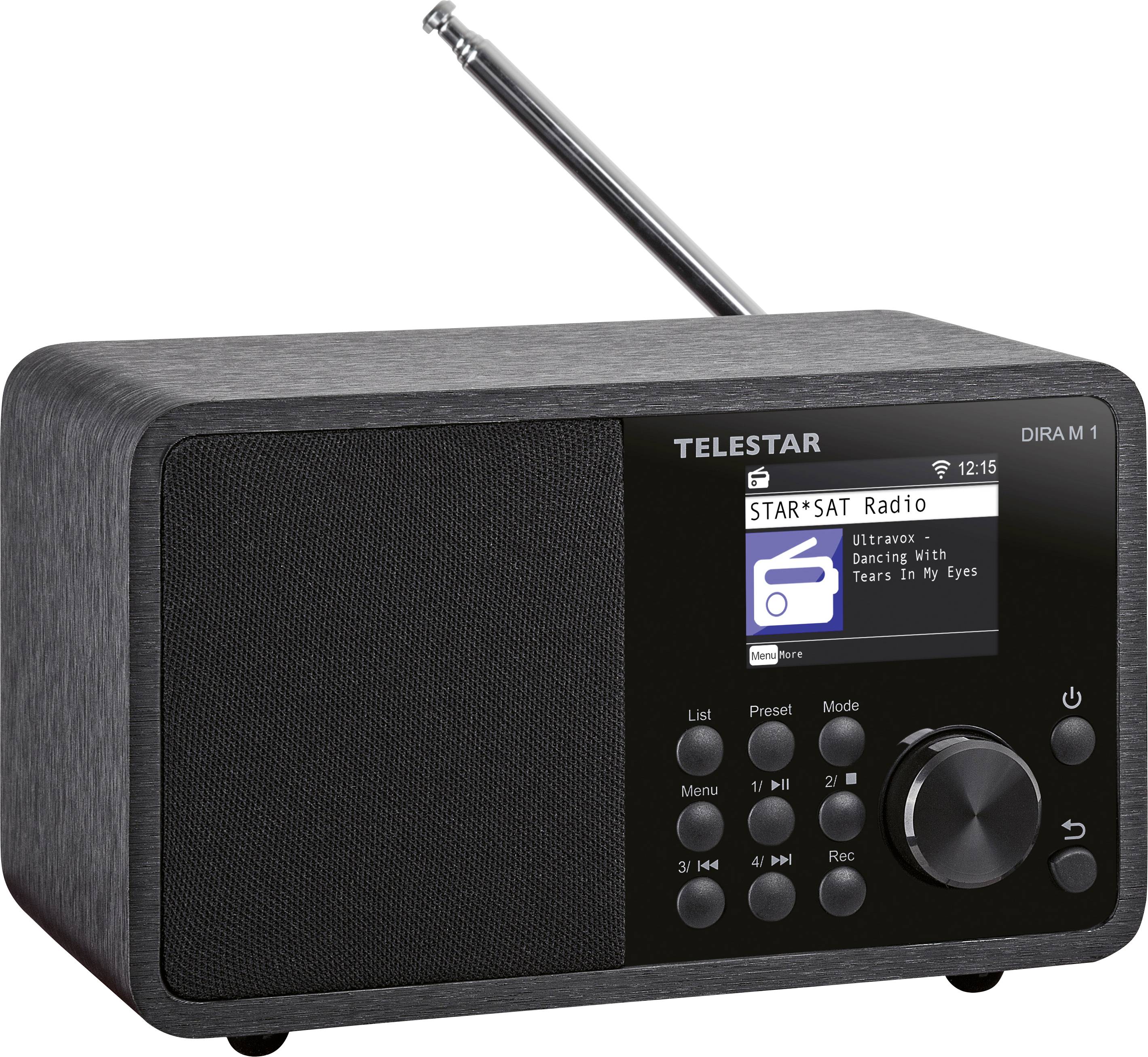 TELESTAR DIGITAL Telestar DIRA M 1 Internet Tischradio Internet, DAB+, UKW AUX, Bluetooth®, DAB+