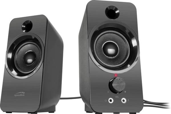 SpeedLink SL-810005-BK 2.0 PC-Lautsprecher USB 6 W Schwarz