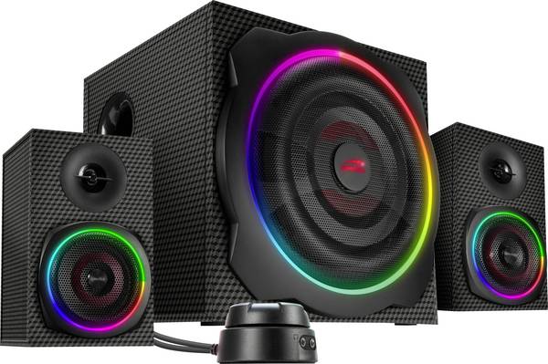 SpeedLink SL-830100-BK 2.1 PC-Lautsprecher Bluetooth®, Kabelgebunden, USB 60 W Schwarz