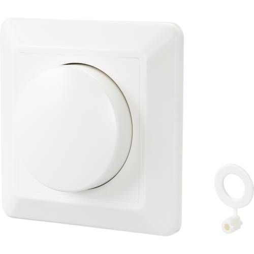 Sygonix SY-4697886 Drehdimmer, Universal-Dimmer Geeignet für Leuchtmittel: Halogenlampe, LED-Lampe, Glühlampe