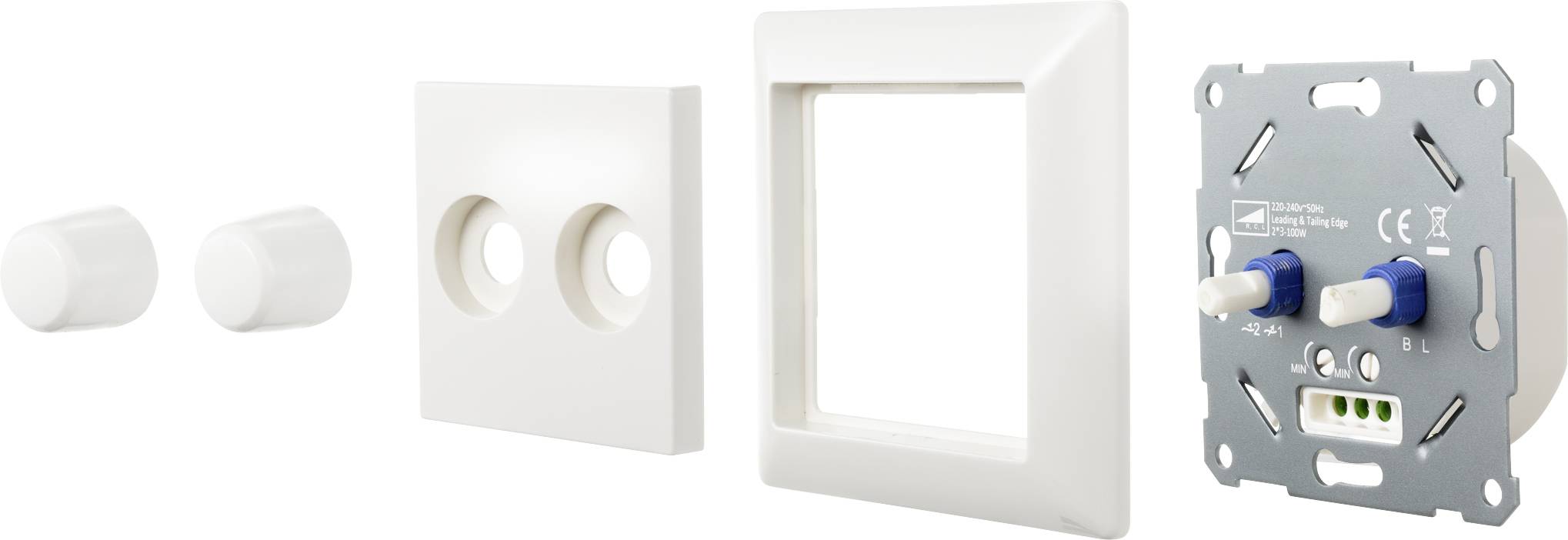 Sygonix SY-4697890 Drehdimmer, Universal-Dimmer Geeignet für Leuchtmittel: Halogenlampe, LED-Lampe, Glühlampe-4
