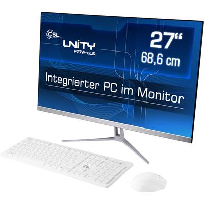 CSL Computer All-in-One PC Unity F27W-GLS 68.6 cm (27 Zoll)  Full HD Intel® Celeron® N4120 8 GB RAM  256 GB SSD Intel UH