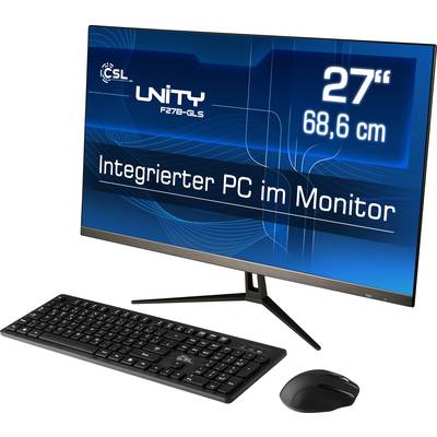 CSL Computer All-in-One PC Unity F27B-GLS 68.6 cm (27 Zoll)  Full HD Intel® Celeron® N4120 8 GB RAM  512 GB SSD Intel UH