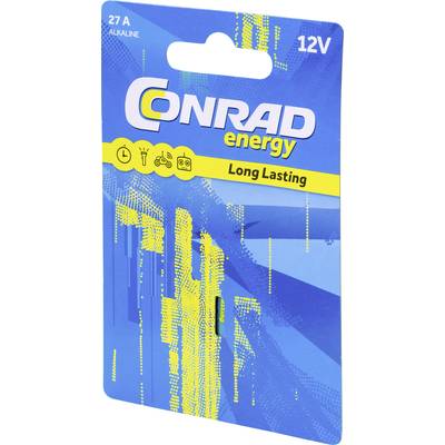 Conrad energy 27A Spezial-Batterie 27 A  Alkali-Mangan 12 V 20 mAh 1 St.