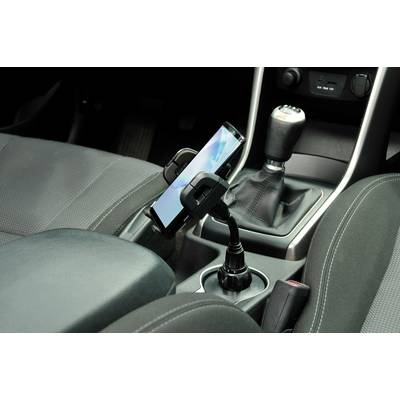 Unversal Smartphone Halterung handsfree für im Auto für Getränkehalter  flexibler Arm - Schwarz - Kaufen auf PhoneLook