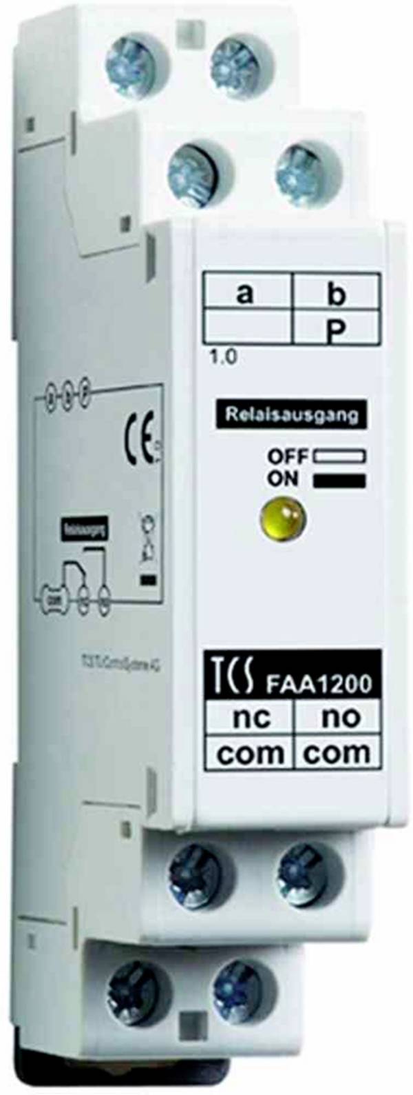 TCS TÜR Control FAA1200-0400 Türsprechanlagen-Zubehör Kabelgebunden Türöffner-Modul Mehrfarbig