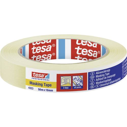tesa STANDARD 04323-00040-00 Kreppband tesakrepp® Beige (L x B) 50 m x 19 mm 1 St.