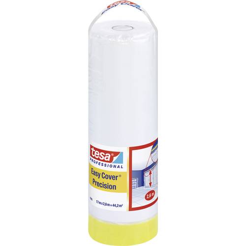 Thumbnail - tesa 04365-00003-01 Abdeckfolie tesa Easy Cover® Transparent (L x B) 17 m x 2.6 m 1 St.