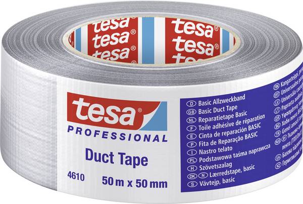 tesa  04610-00000-00 Gewebeklebeband tesa® Professional Silber (L x B) 50 m x 50 mm 1 St.