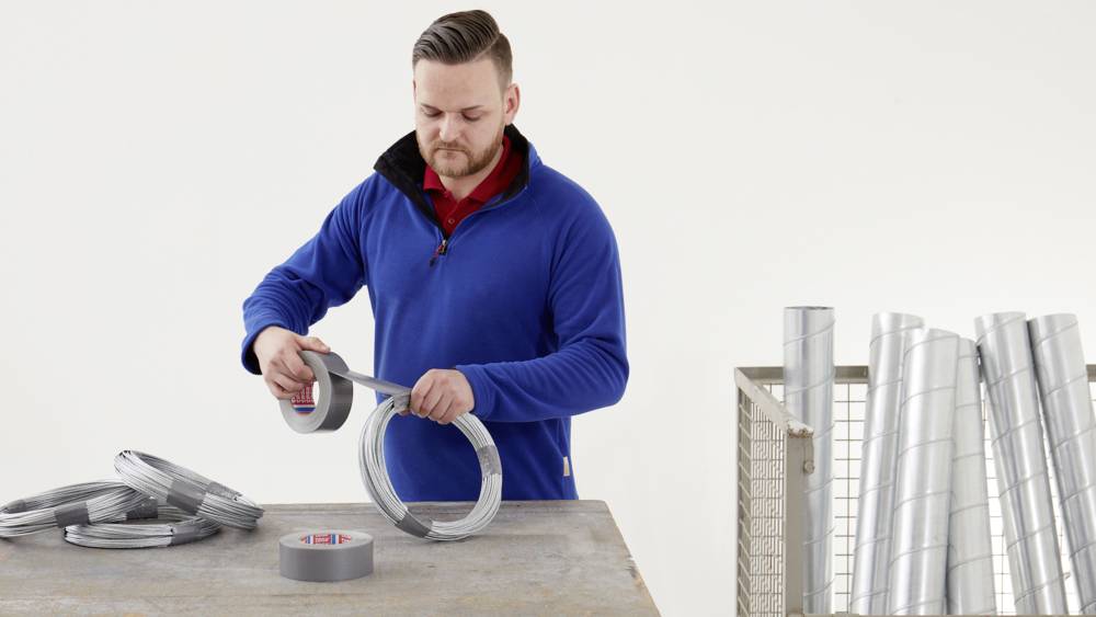 tesa STRONG 04662-00086-02 Gewebeklebeband tesa® Professional Silber (L x B) 50 m x 48 mm 1 St.-2