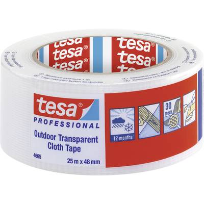tesa Tesa 04665-00000-00 Gewebeklebeband  Transparent (L x B) 25 m x 48 mm 1 St.