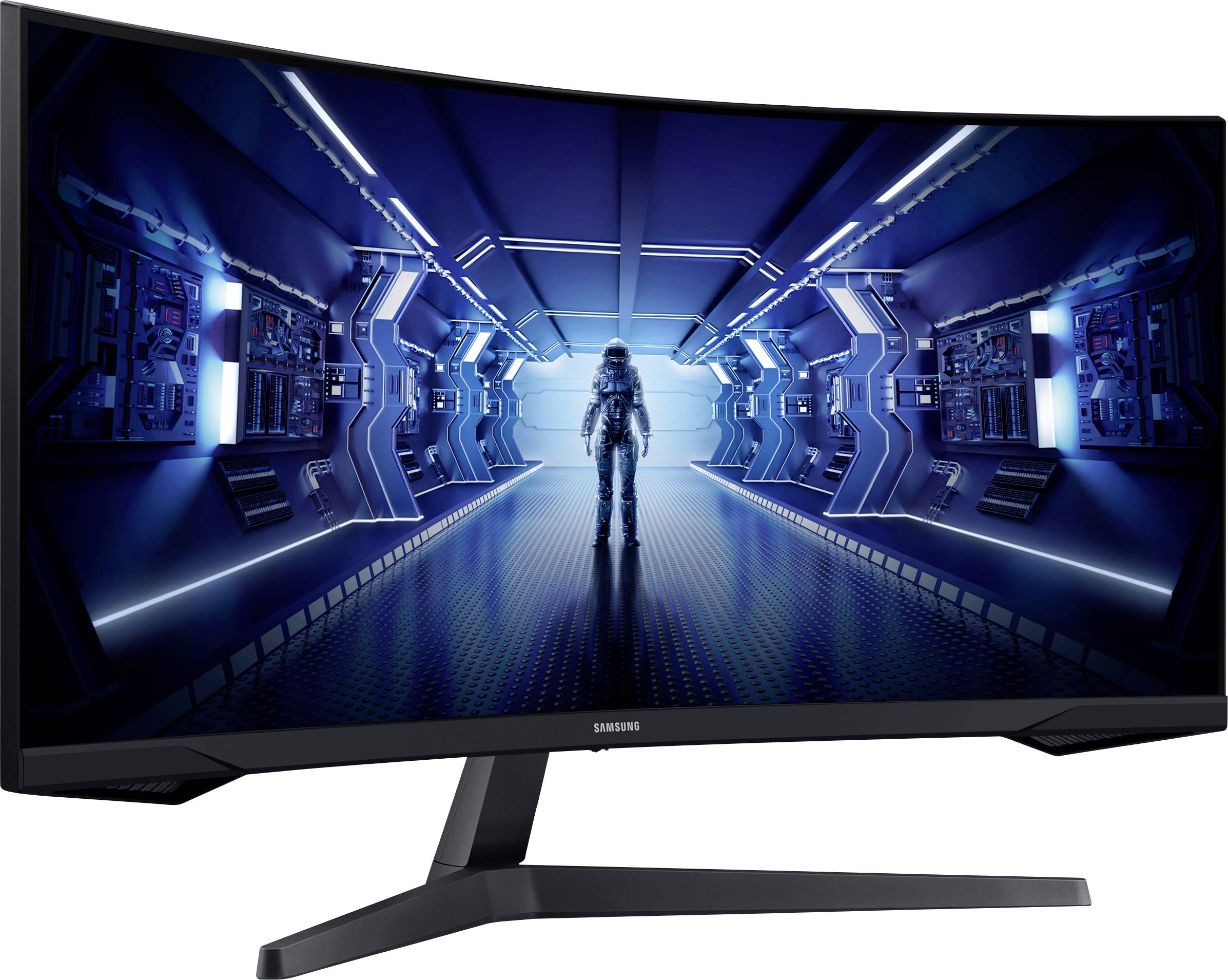 SAMSUNG LC34G55TWWR Odyssey G5 86,36cm 34Zoll 21:9 UWQHD 3440x1440 250cm/m2 3000:1 1ms 165Hz 1.000R black-1