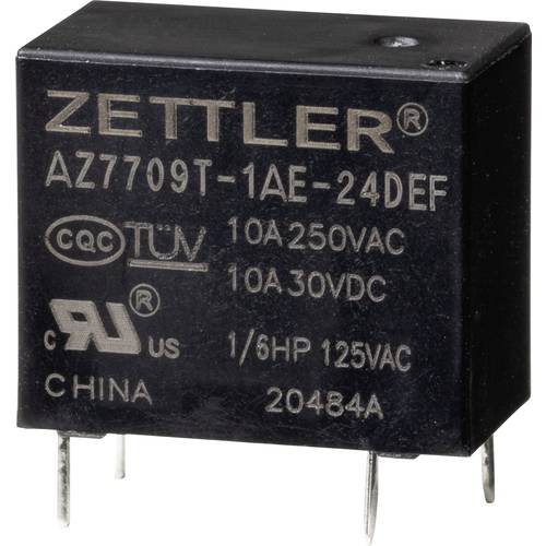 Zettler Electronics AZ7709T-1AE-24DEF Powerrelais 24 V/DC 10 A 1 St.