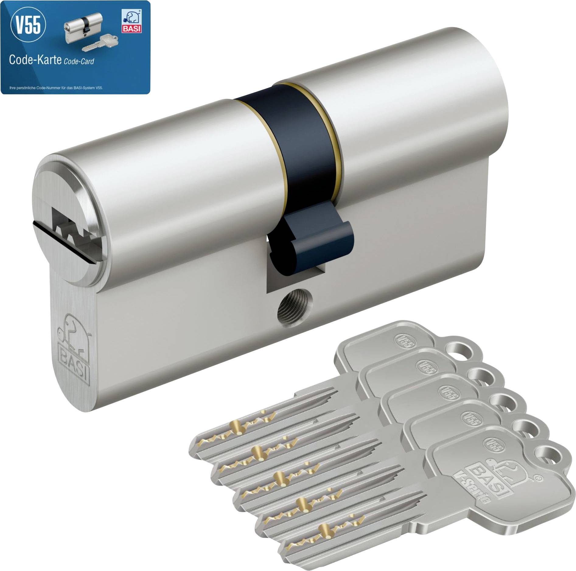 Basi VB5000-0000 Profil-Doppelzylinder 40 / 30mm