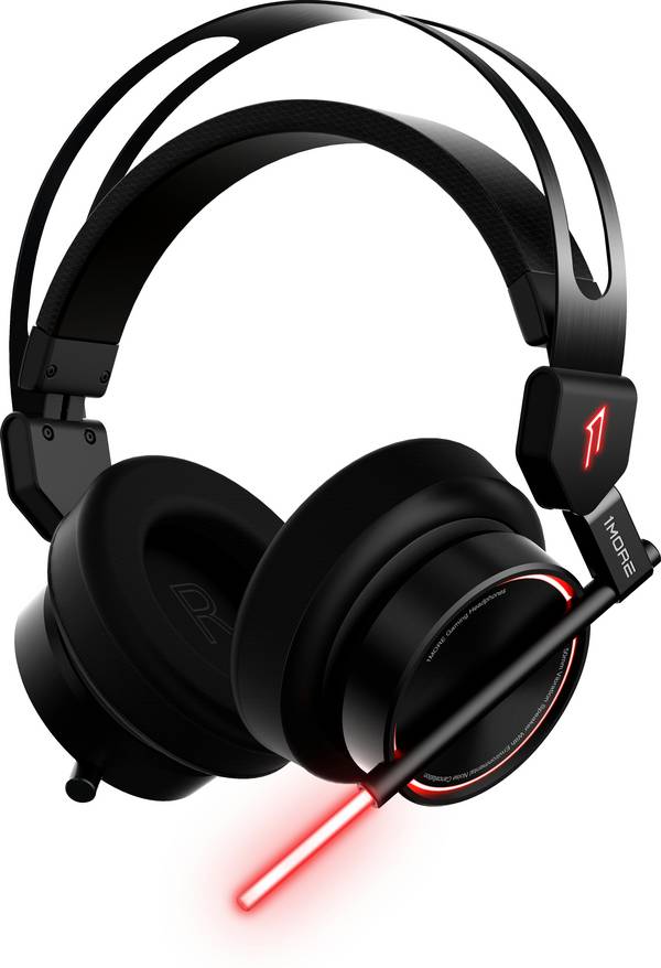 1more H1005  Over Ear Headset kabelgebunden 7.1 Surround Schwarz Mikrofon-Rauschunterdrückung, Noise Cancelling  Gaming