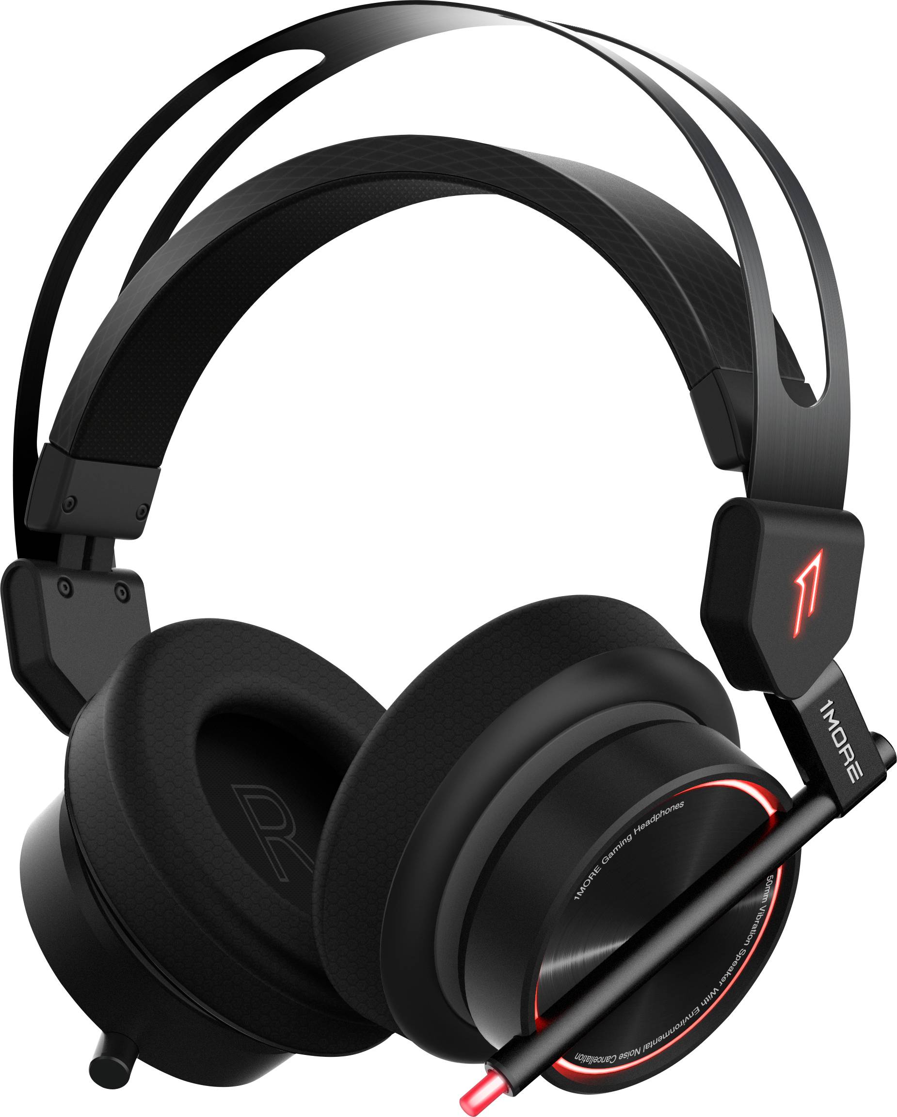 1more H1005 Over Ear Headset kabelgebunden 7.1 Surround Schwarz Mikrofon-Rauschunterdrückung, Noise Cancelling Gaming-1