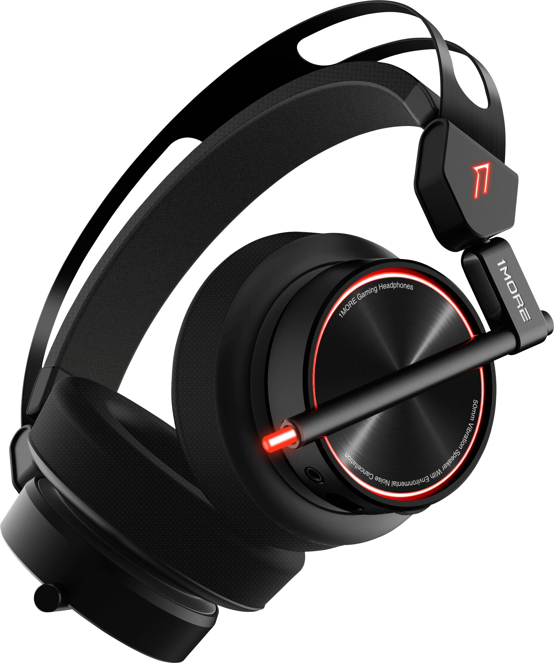 1more H1005 Over Ear Headset kabelgebunden 7.1 Surround Schwarz Mikrofon-Rauschunterdrückung, Noise Cancelling Gaming-3