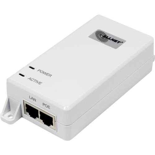 Allnet ALL0488v6 PoE Injektor 10 / 100 / 1000 MBit/s IEEE 802.3af (12.95 W), IEEE 802.3at (25.5 W)