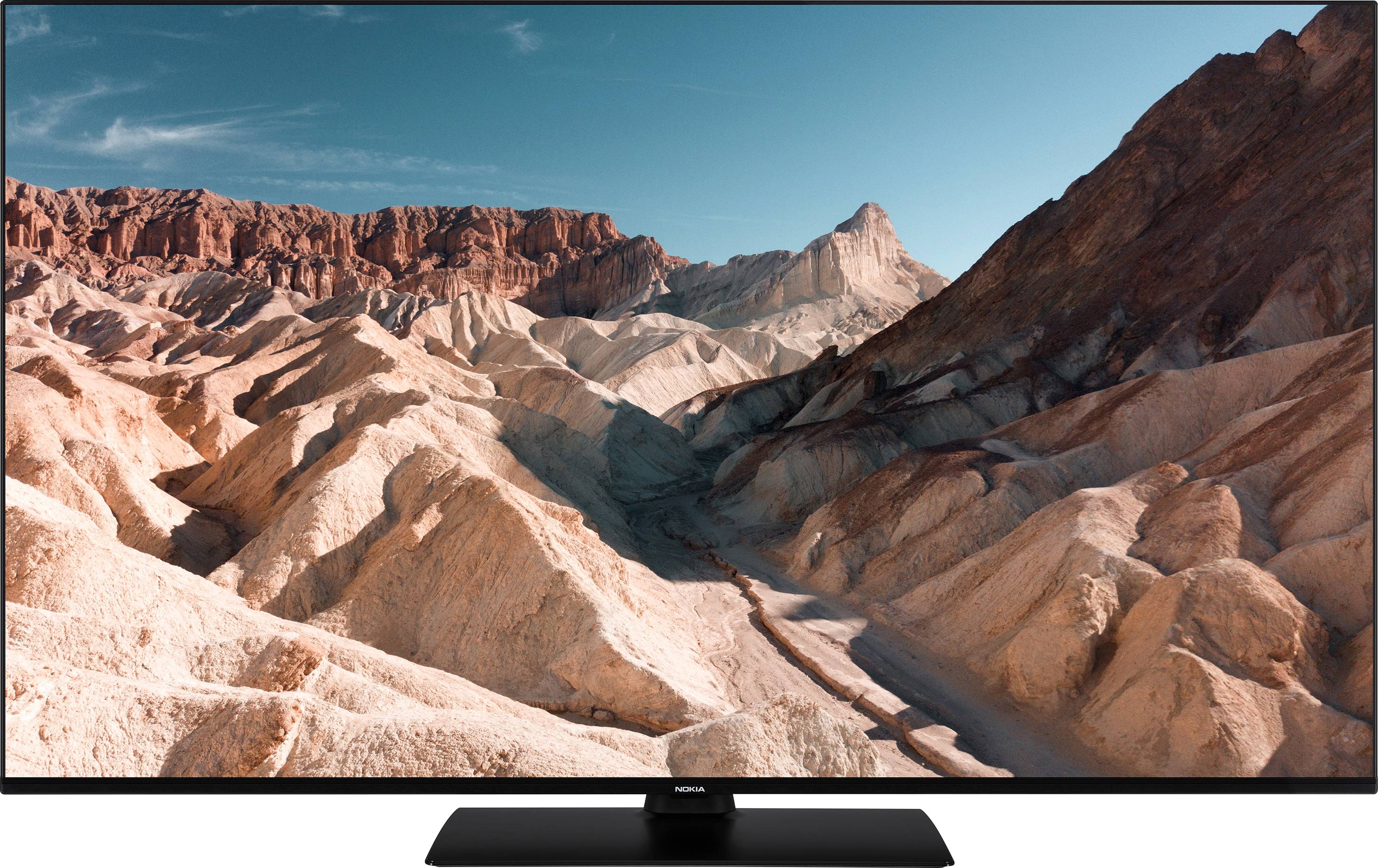 LED TV 139 cm 55 palec Nokia Nokia 4K Smart TV 5500A, 55" Smart TV with Android TV operating system, black CI+, DVB-C, DVB-S, DVB-S2, Smart TV, WLAN,