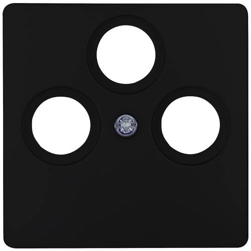 Kopp Abdeckung Abdeckung Paris Schwarz (matt) 335050189 1 St.