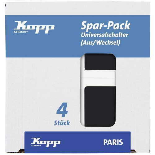 Thumbnail - Kopp Einsatz Schaltaktor Paris Schwarz (matt) 652650015 4 St.