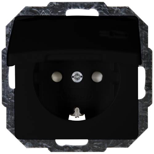 Kopp Einsatz Steckdose Paris Schwarz (matt) 920850086 1 St.