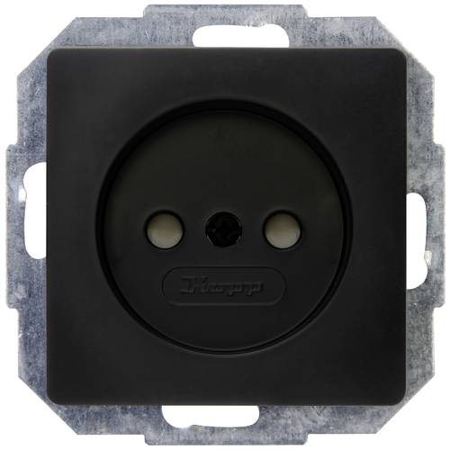 Kopp Einsatz Steckdose Paris Schwarz (matt) 921250089 1 St.