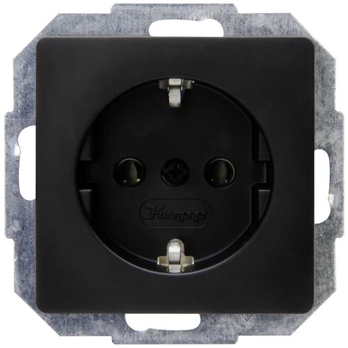 Kopp Einsatz Steckdose Paris Schwarz (matt) 923550080 1 St.