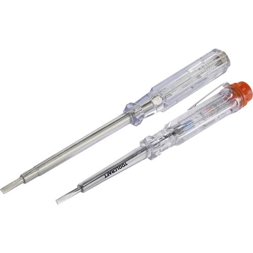 TOOLCRAFT Set 140 & 190 mm Phasenprüfer Klingenbreite=3 mm, 4 mm Klingenlänge=60 mm, 100 mm Spannung (Bereich)=100 - 250...