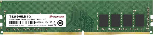 Transcend - DDR4 - Modul - 8 GB - DIMM 288-PIN