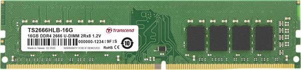 Transcend - DDR4 - Modul - 16 GB - DIMM 288-PIN