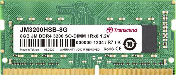 Transcend JetRAM - DDR4 - Modul - 8 GB - SO DIMM 260-PIN
