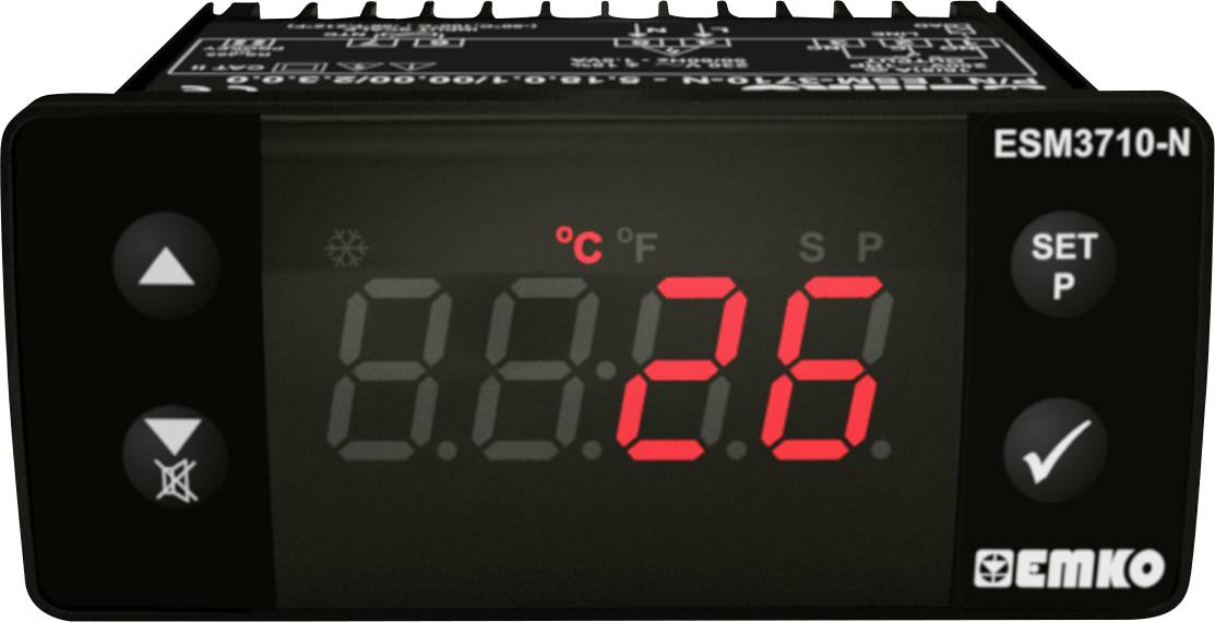 EMKO ESM-3710-N.5.10.0.1/00.00/2.0.0.0 2-Punkt-Regler Temperaturregler K 0 bis 999 °C Relais 16