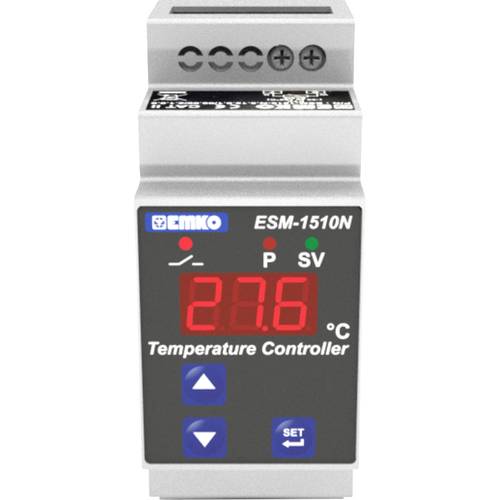 Emko ESM-1510-N.5.18.0.1/00.00/2.0.0.0 2-Punkt-Regler Temperaturregler NTC -50 bis 100 °C Relais 5 A (L x B x H) 62 x 35...