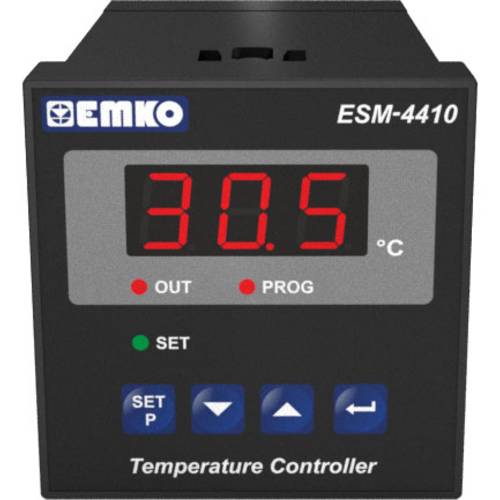 Emko ESM-4410.2.03.0.1/00.00/2.0.0.0 2-Punkt-Regler Temperaturregler Pt100 -50 bis 400 °C Relais 7 A (L x B x H) 95 x 48...