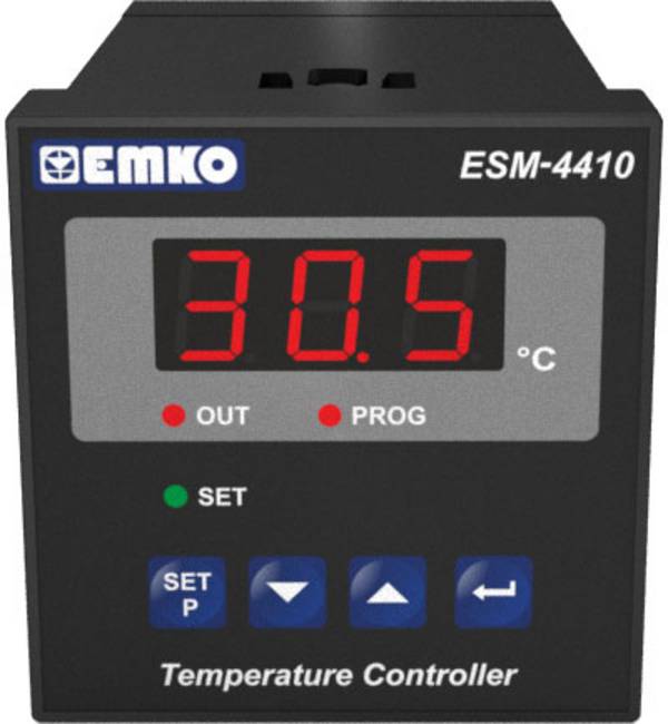 Emko ESM-4410.5.14.0.1/00.00/2.0.0.0 2-Punkt-Regler Temperaturregler Pt1000 -50 bis 400 °C Relais 7 A (L x B x H) 95 x 48 x 48 mm