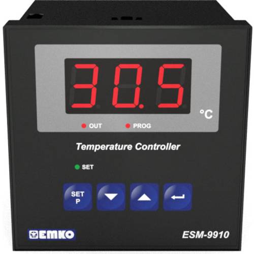 Emko ESM-9910.5.18.0.1/01.00/2.0.0.0 2-Punkt-Regler Temperaturregler NTC -50 bis 100 °C Relais 7 A (L x B x H) 96 x 96 x...